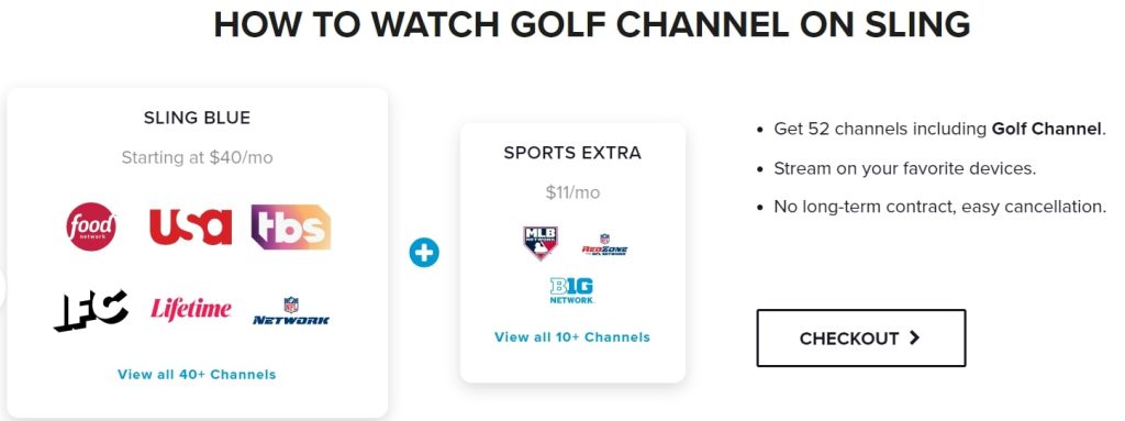 What Channel is Ryder Cup 2023 on SlingTV
