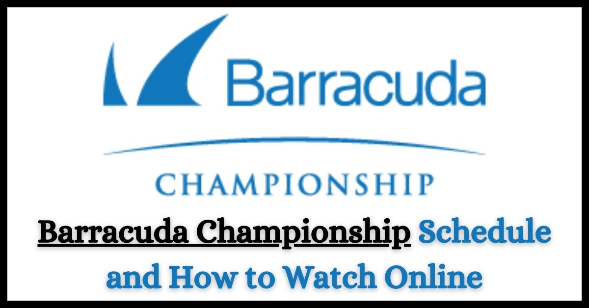 Barracuda Championship Schedule and How to Watch Online